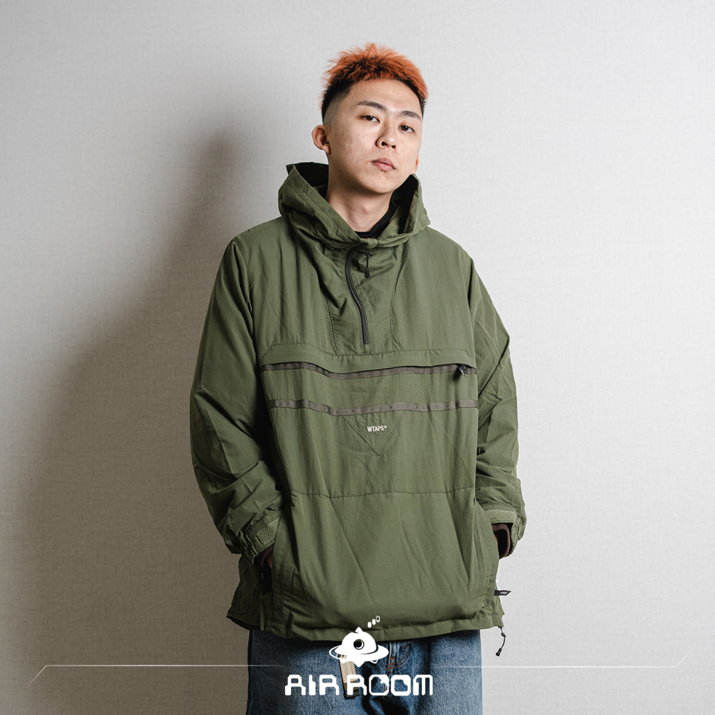 WTAPS 18AW JACKET NYLON TUSSAH プルオーバー WTAPS ダブルタップス 18AW PEAK/JACKET.NYLON.TUSSAH 182BRDT