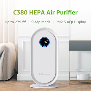 全新 現貨✨Storebary C380 大空間 空氣清淨機 空氣淨化器 H13 HEPA 過濾器 防過敏 黴菌 異味