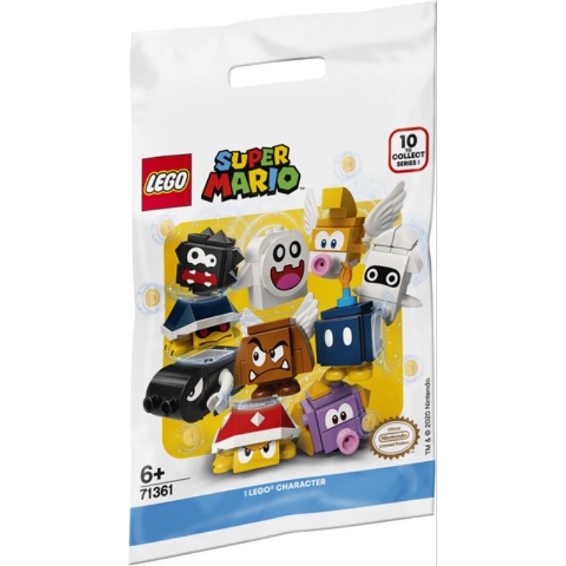 ！注意-限滿$千出貨！真品 初版 第一代 LEGO 71361 Super Mario 全新抽抽包 樂高 超級 瑪利歐 | 蝦皮購物