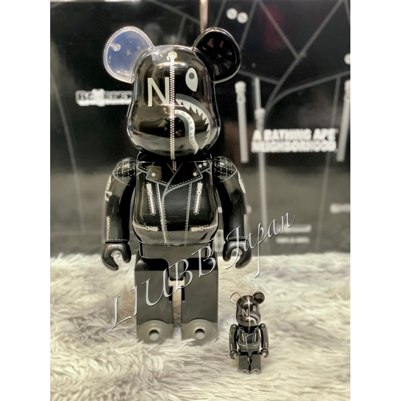 日本官方全新正品庫柏力克Bearbrick Be@rBrick Bape Neighborhood 400