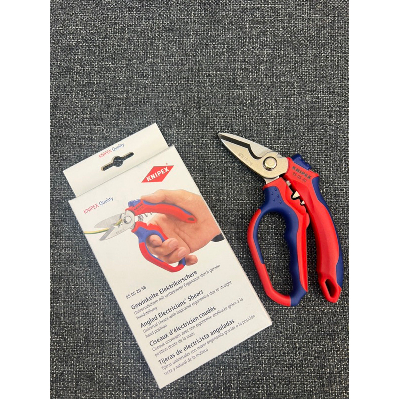 Knipex 95 05 20 Angled Electricians' Shears