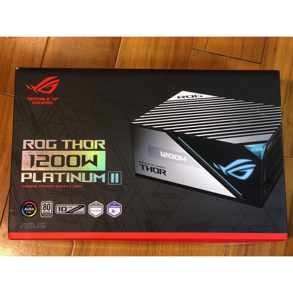 二手華碩ASUS 電源供應器ROG THOR 1200P2 GAMING 1200W PLATINUM II