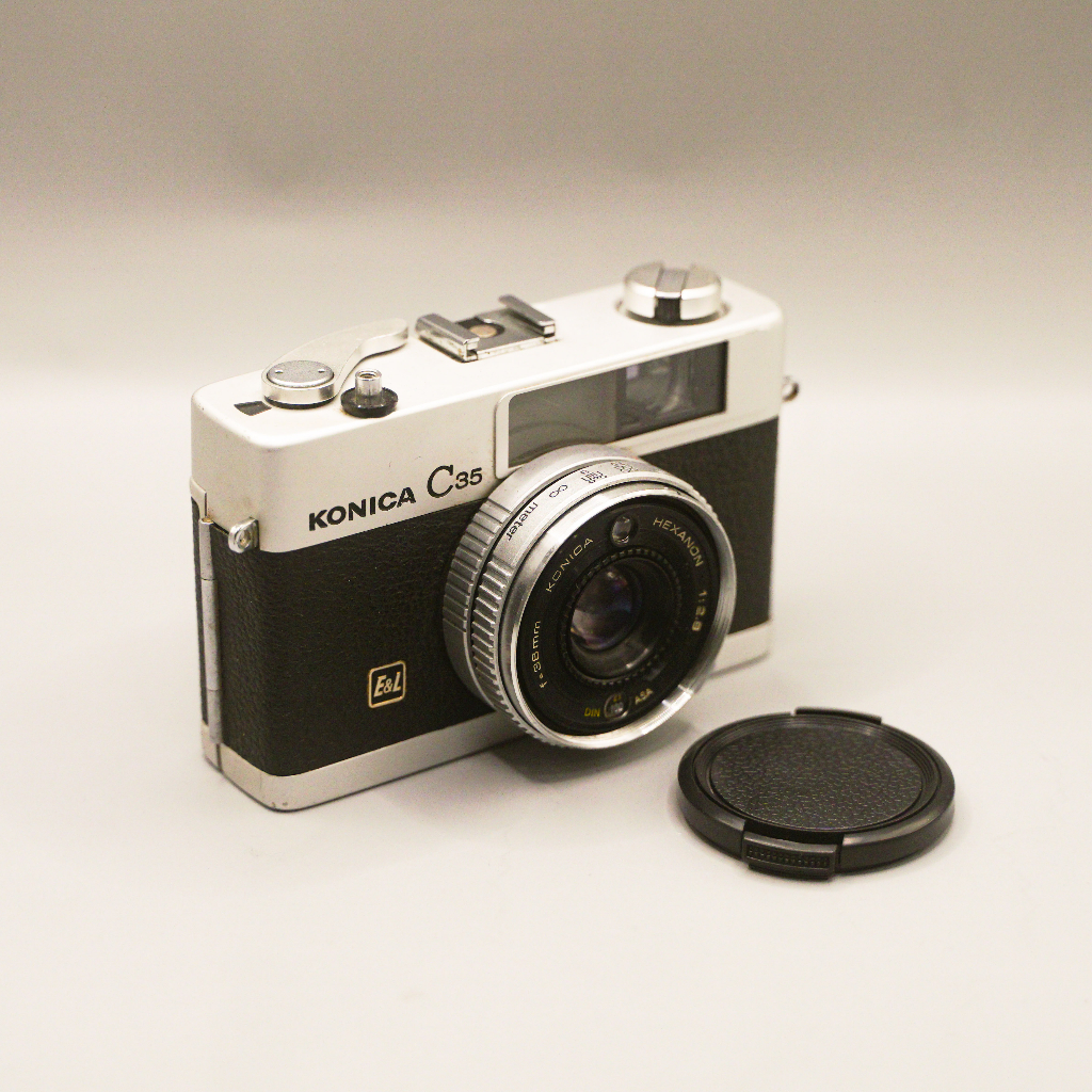 【Shizu】完好美品 Konica C35 E&L 38mm f2.8 輕巧 估焦底片相機