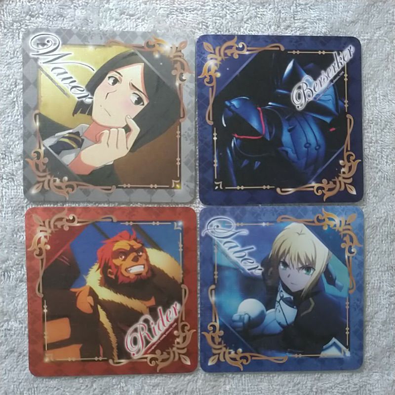 fate zero 杯墊 相卡 韋伯 大帝 蘭斯洛特 賽巴 綺禮 | 蝦皮購物
