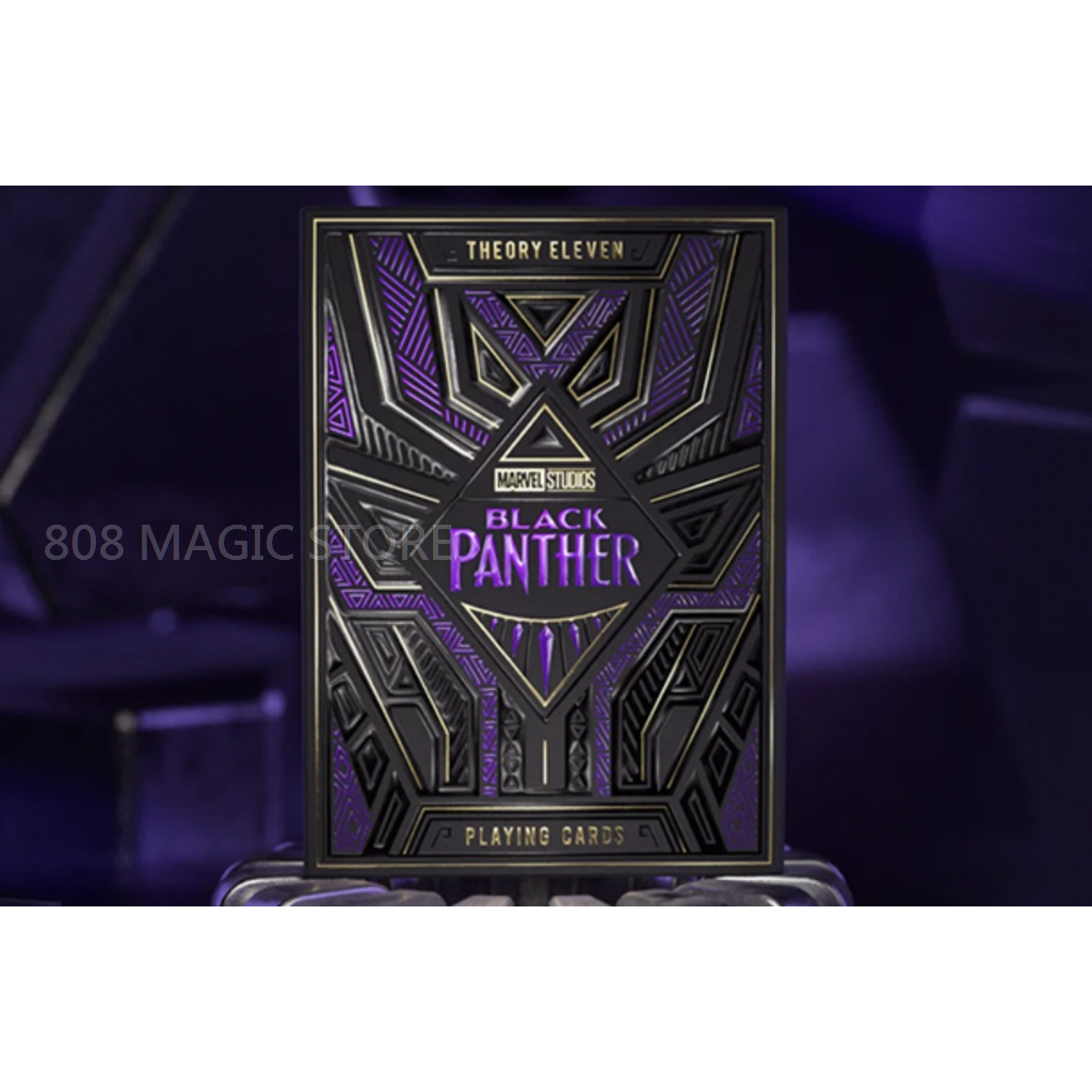 [808 MAGIC]魔術道具 原廠 Black Panther Playing Cards 黑豹 T11原廠撲克牌 | 蝦皮購物