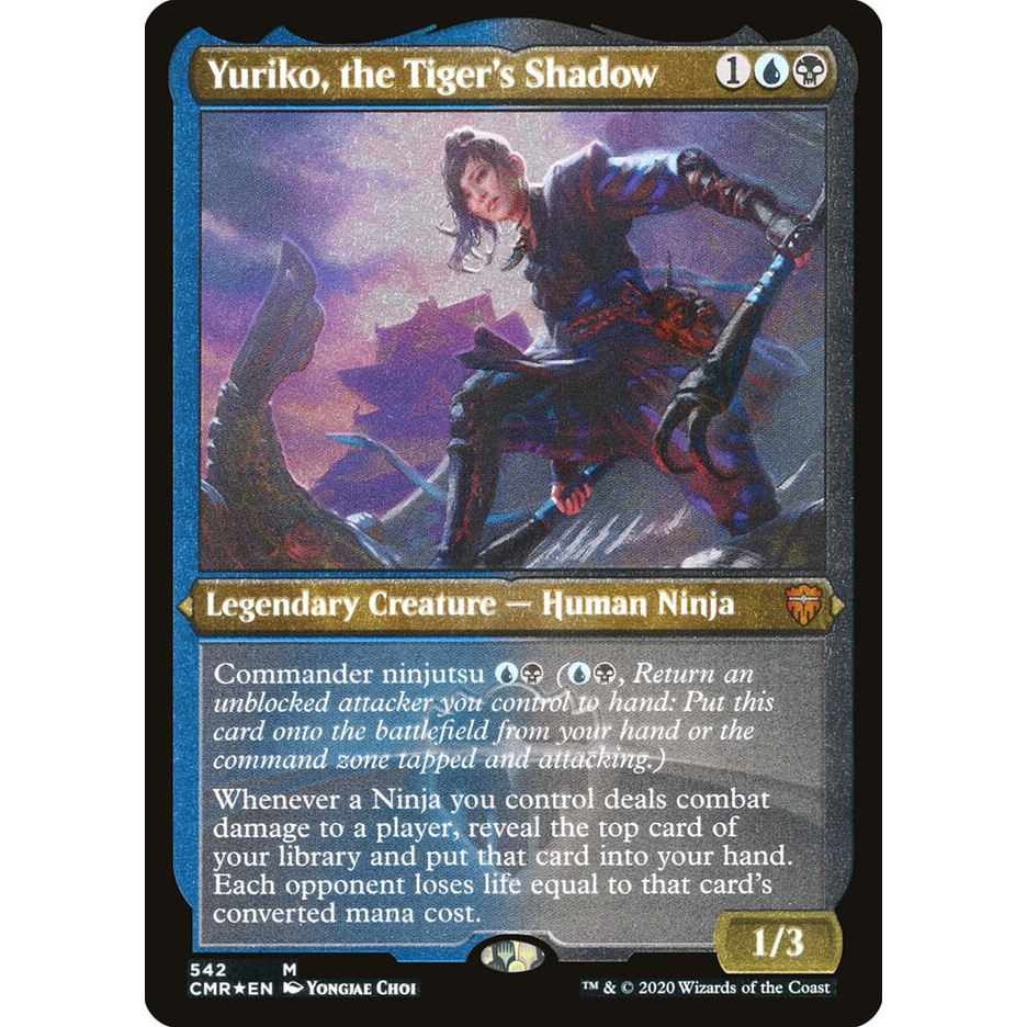 MTG 虎の影、百合子 Signed Walleyestation 4枚セット Tiger's shadow 虎 の 影 百合子 MTG 虎影百合子Yuriko, the Tiger s