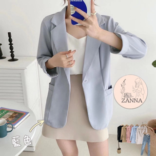 《Zanna》60148/70202 挺版滑布雪紡口袋  外套 韓版  防風外套  女裝 外套 其他外套 顯瘦外套