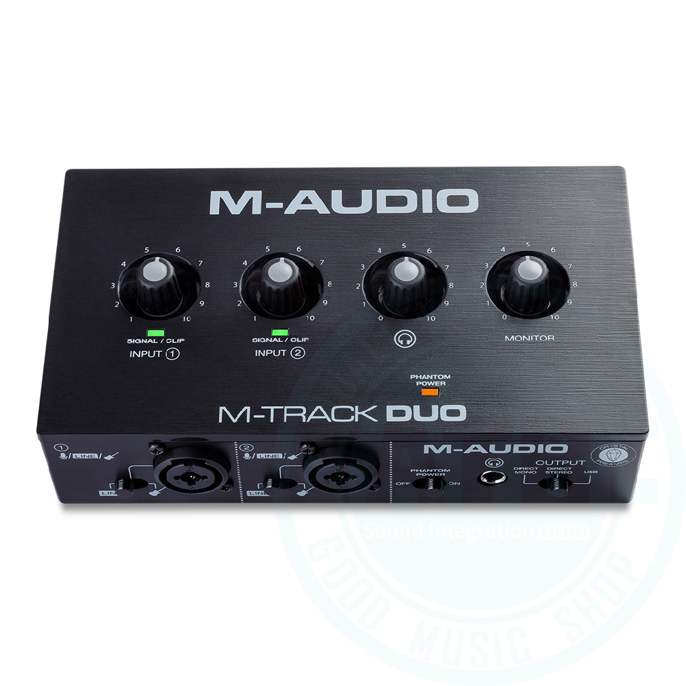 M-audio / M-Track Duo 2in/2out USB錄音介面(iOS可用)【ATB通伯樂器