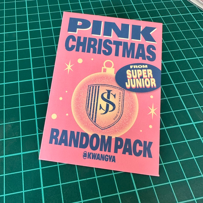 現貨！Super Junior 聖誕節小卡SJ Pink Christmas 利特希澈藝聲神童始