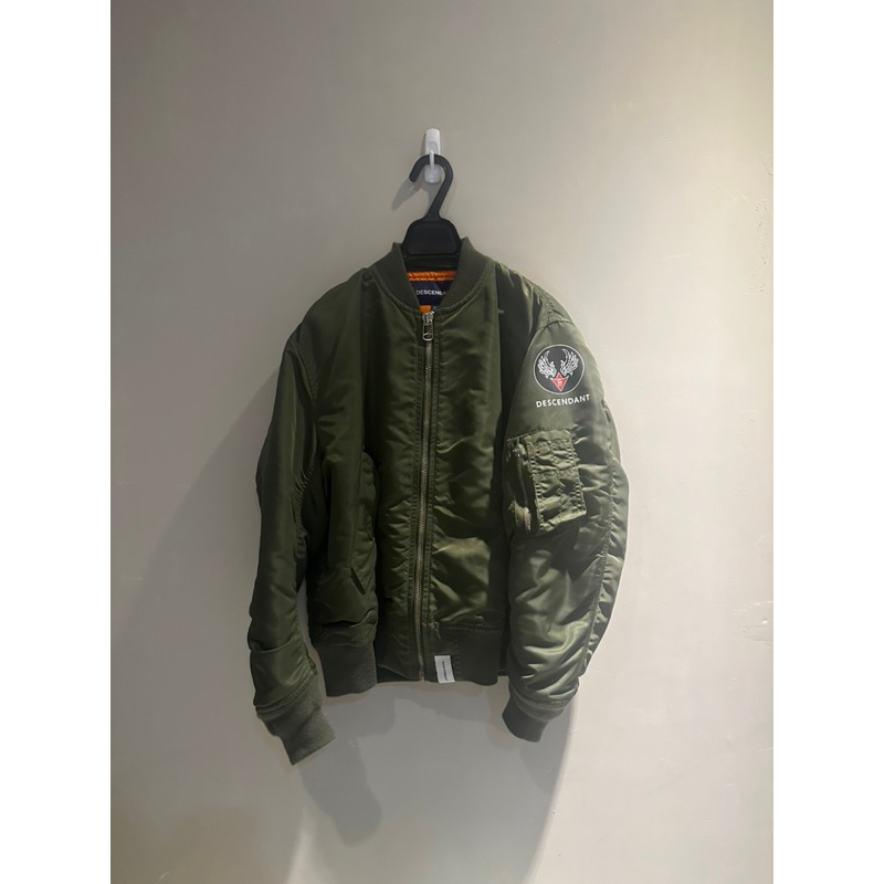 Descendant 20ss D-Ma1-M Nylon Jacket 軍綠色