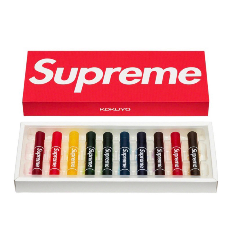 SUPREME 23SS 蠟筆彩色筆KOKUYO CRAYONS | 蝦皮購物