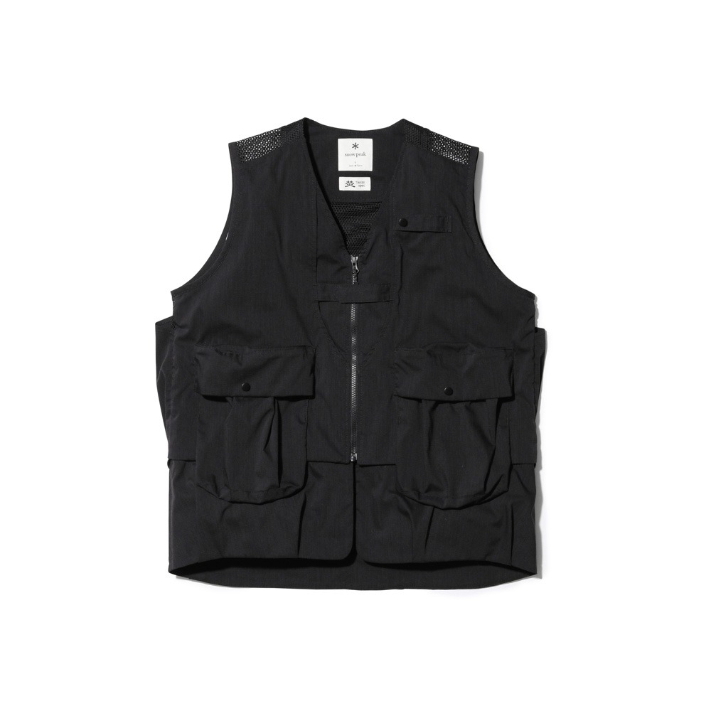 （全新）極品超限量 S號 Snow Peak Stretch FR Vest 黑色 焚 露營 阻燃 系列