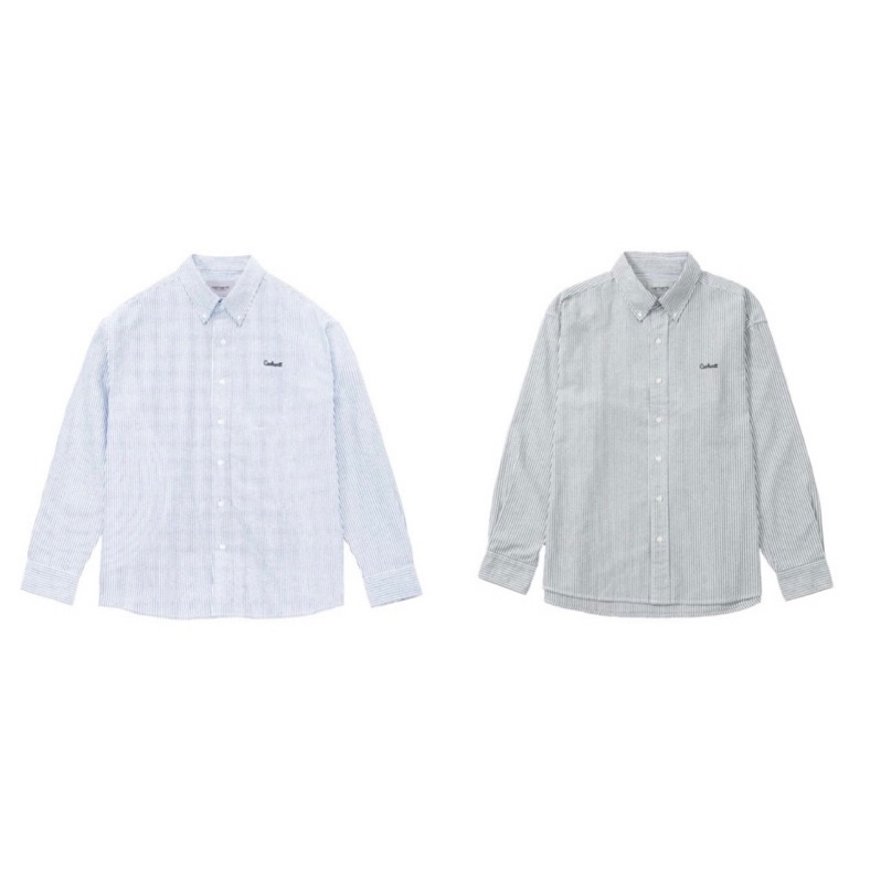 3/11 》台灣公司貨23SS Carhartt WIP L/S Dennis Stripe Shirt 條紋