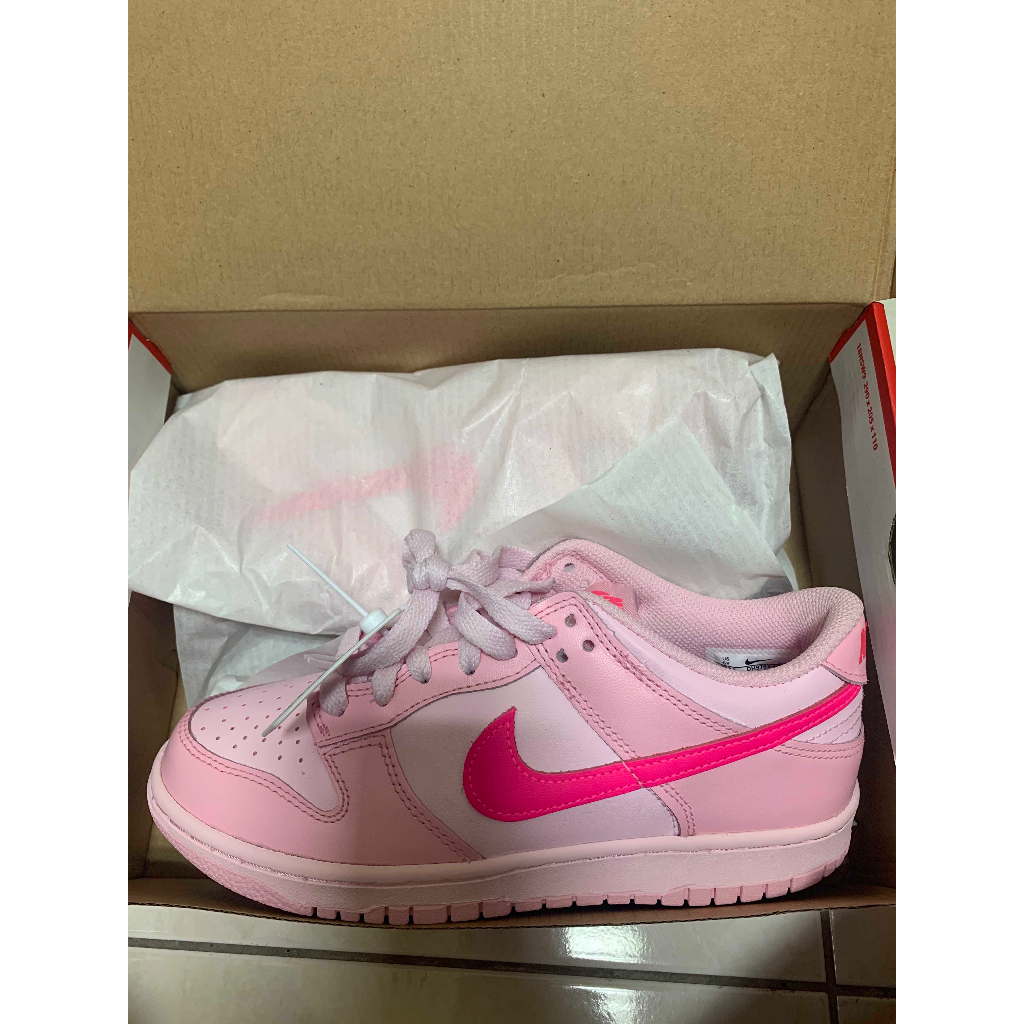 Nike GS Dunk Low Triple Pink 24cm DH9765-600-