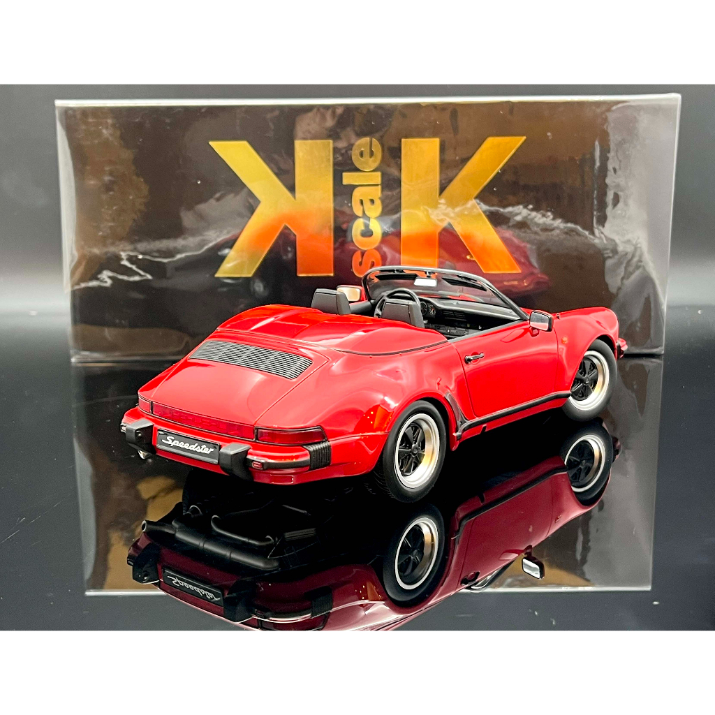 MASH】現貨特價KK scale 1/18 Porsche 911 Speedster 1989 紅