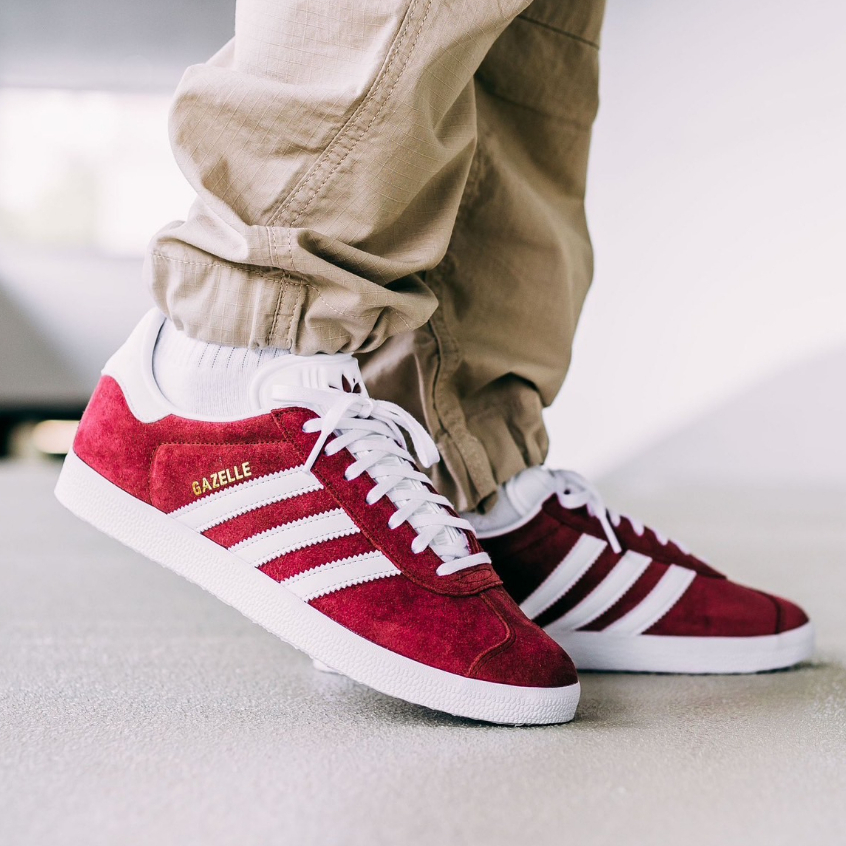 【R-MAN】 Adidas Gazelle 酒紅 美式復古 休閒鞋 板鞋 B41645 | 蝦皮購物