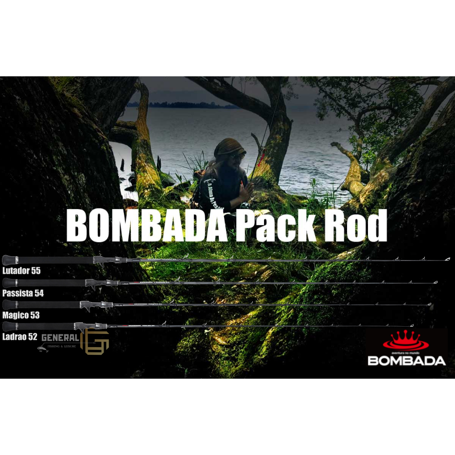 Tulala BOMBADA Pack Rod 52 53 54 55多節竿系列日本製收納45cm 將軍