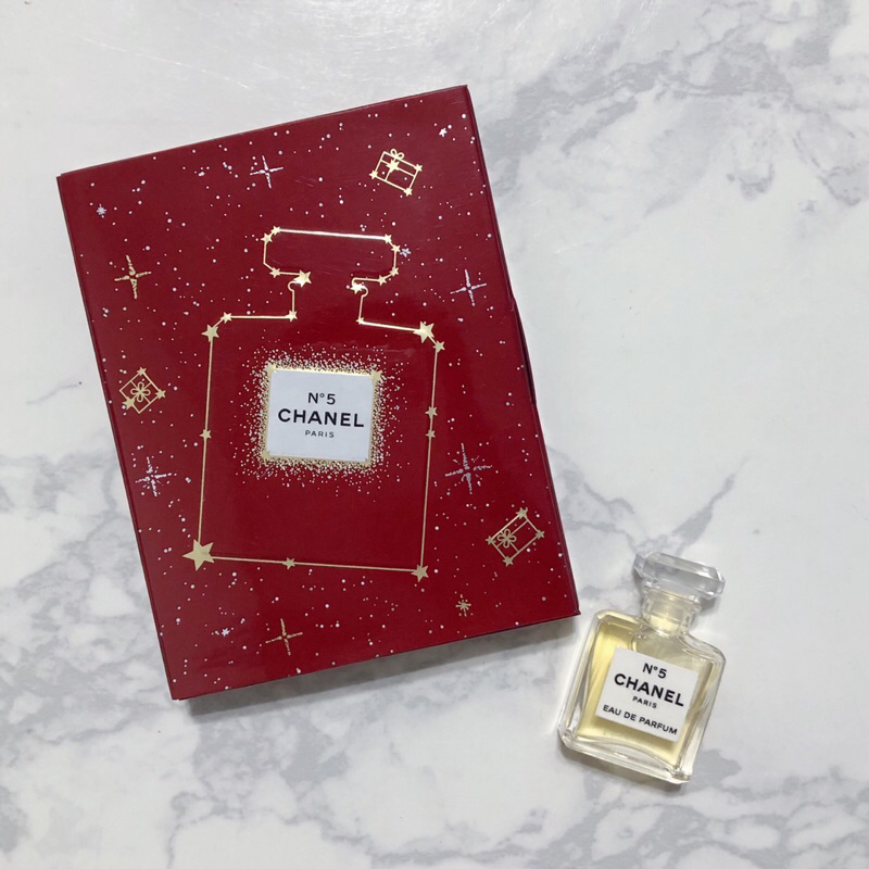 CHANEL香奈兒聖誕限量N°5典藏香水限定版1.5ml