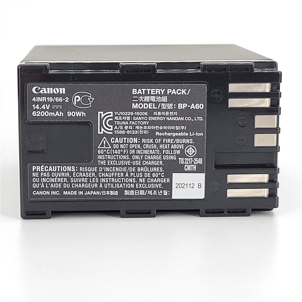 CANON BP-A60 原廠電池通用BP-A30 BP-A65 BP-A90 90Wh 日本製造R31219