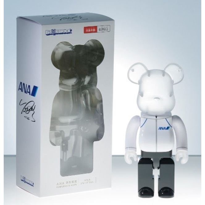 羽生結弦ANA限定公仔熊BE@RBRICK（ベアブリック） YUZU × BE