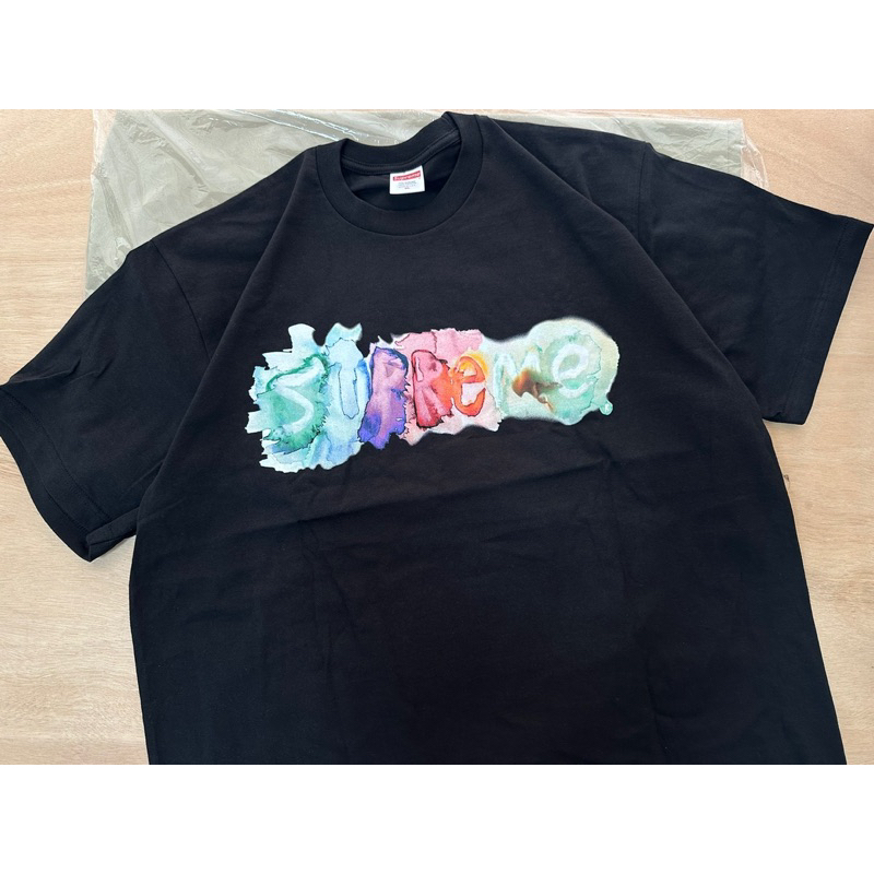 現貨】Eason日潮代購**SUPREME 23SS Watercolor Tee 黑XL | 蝦皮購物