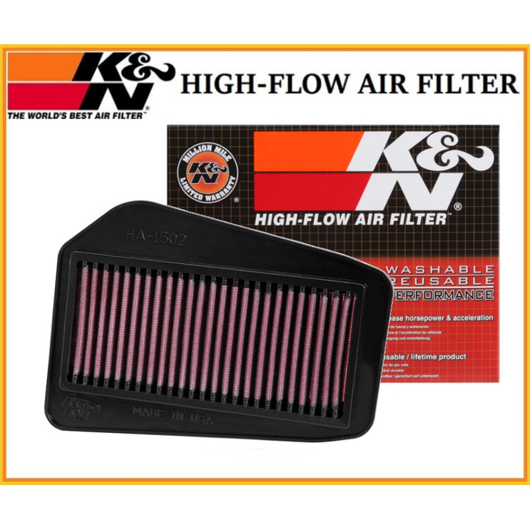 K&N COMPETITION air filter for HONDA CBR 125cc motorcycle