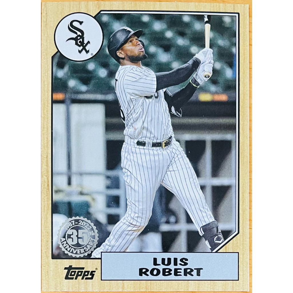 LUIS ROBERT 35周年銀戳特卡MLB 2022 Topps T87-70 白襪隊WBC 古巴隊