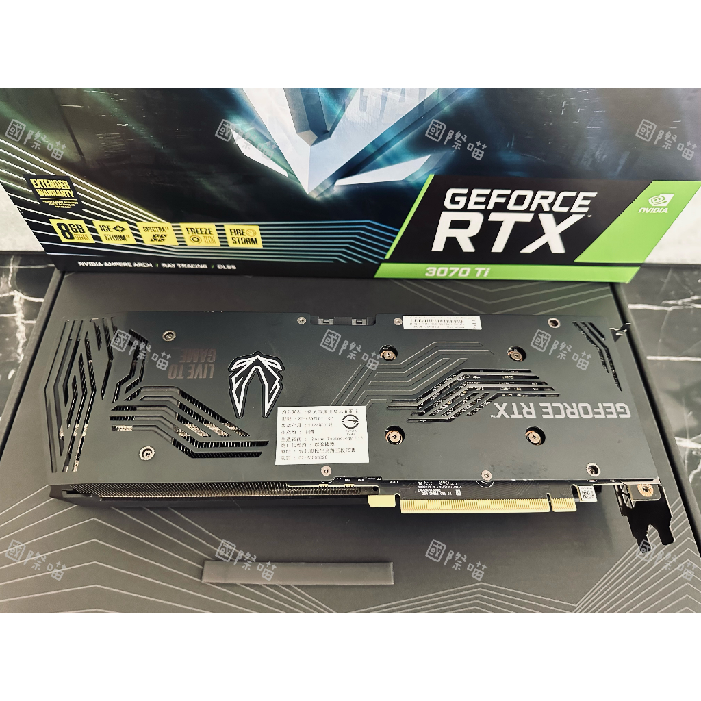 3070 TI 索太ZOTAC GAMING GeForce RTX 3070Ti Trinity OC 極新可分期