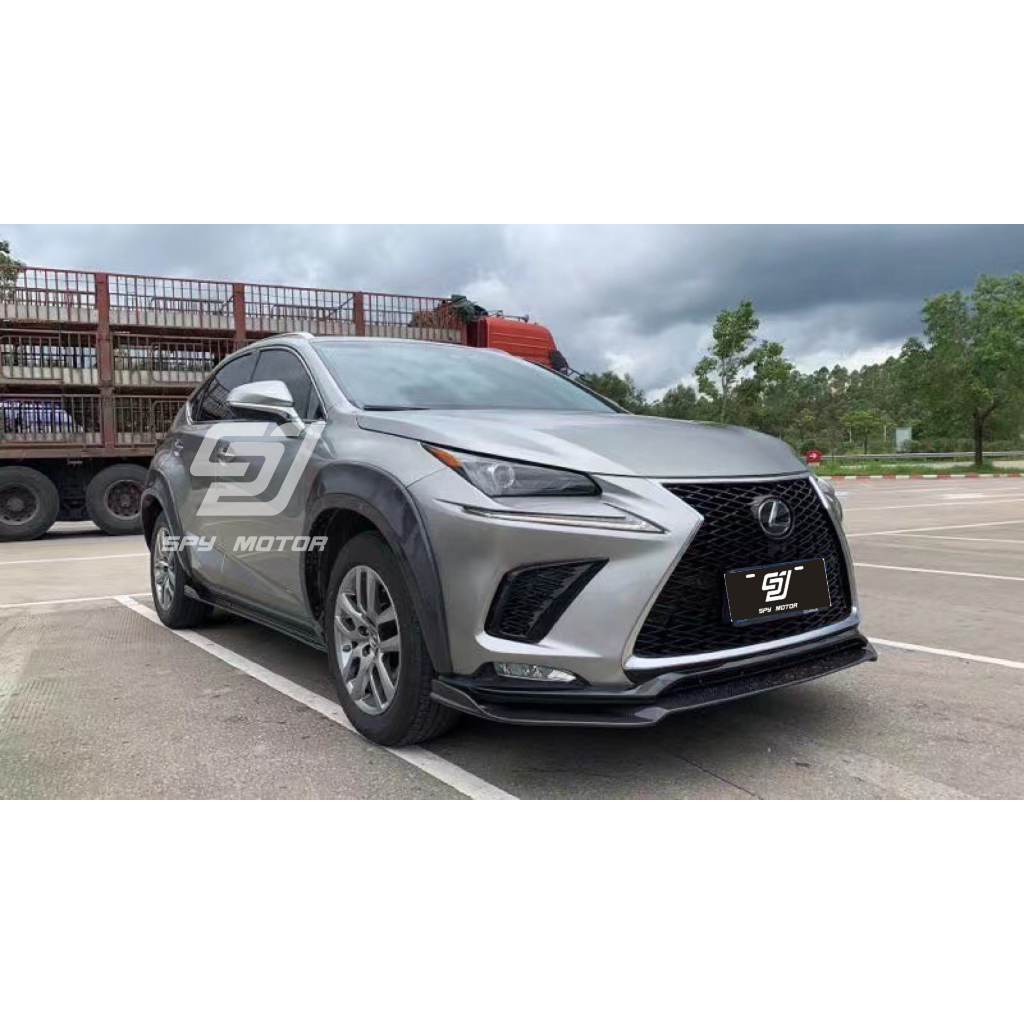 【SPY MOTOR】Lexus NX200 NX300 運動版 碳纖維前下巴 | 蝦皮購物