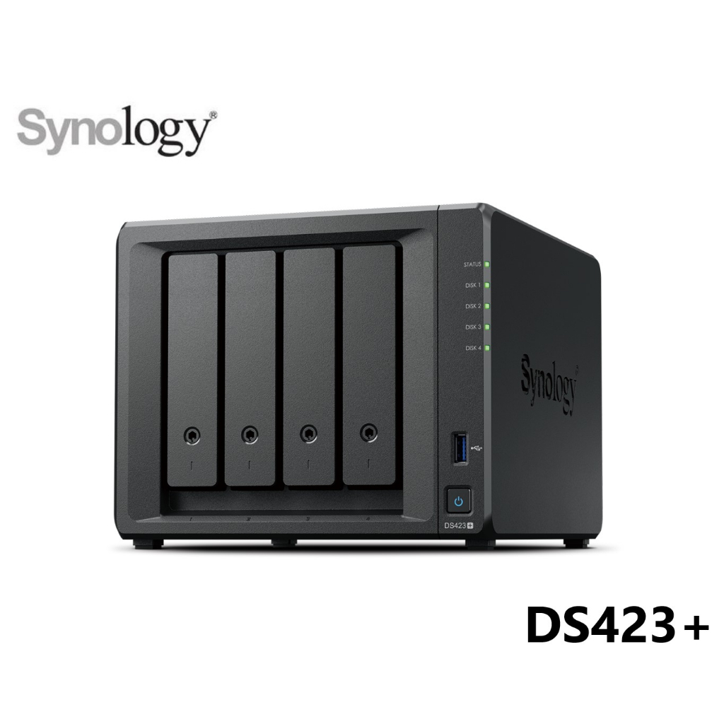 【含稅公司貨】Synology 群暉 DS423+ 4Bay NAS網路儲存伺服器(取代DS420+) 蝦皮購物