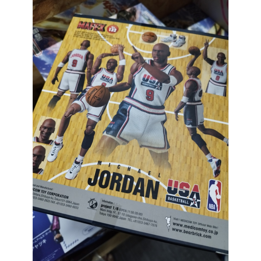 Medicom Toy MAFEX No.132 NBA 1/12 一代傳奇MJ MICHAEL JORDAN | 蝦皮購物