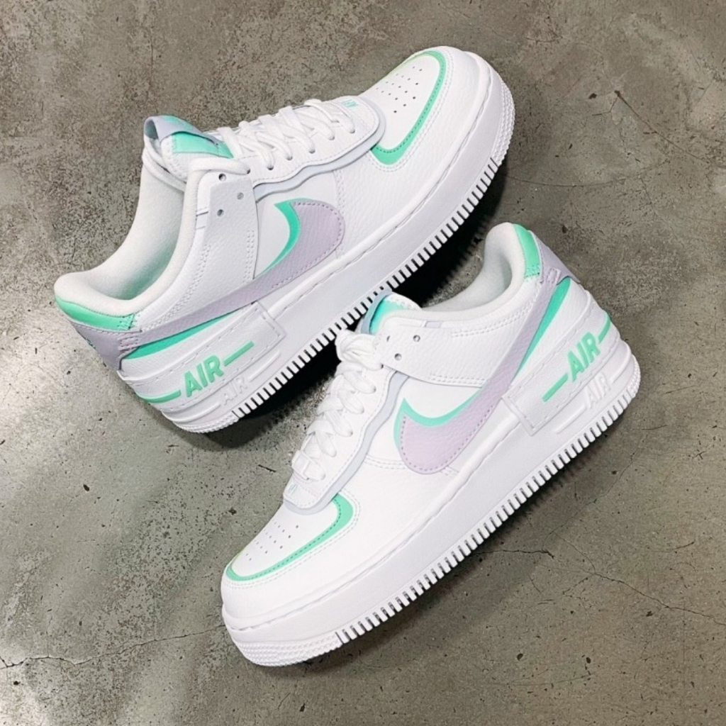 -EJ- 零碼 / 23cm NIKE AIR FORCE 1 SHADOW 紫綠 巴斯光年 CU8591-103