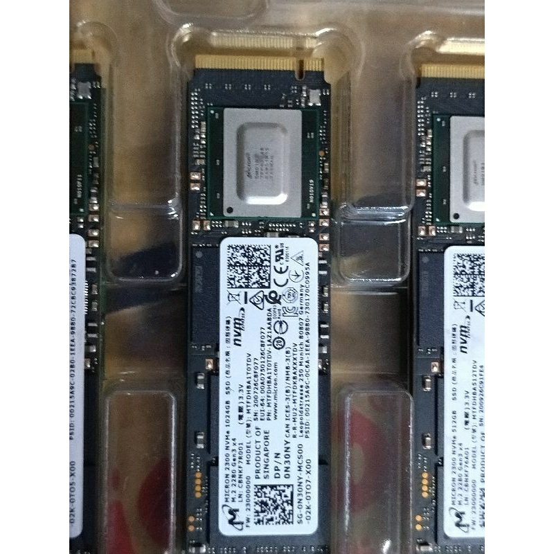 🍎現貨🥕美光Micron 2200 2300 1TB Gen3x4 PCIe M.2 2280 SSD NvMe512G 