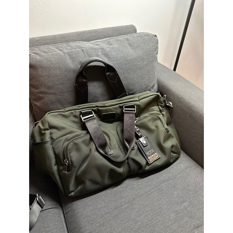 Tumi Alpha Bravo Everett Essential Tote 軍綠 商務包