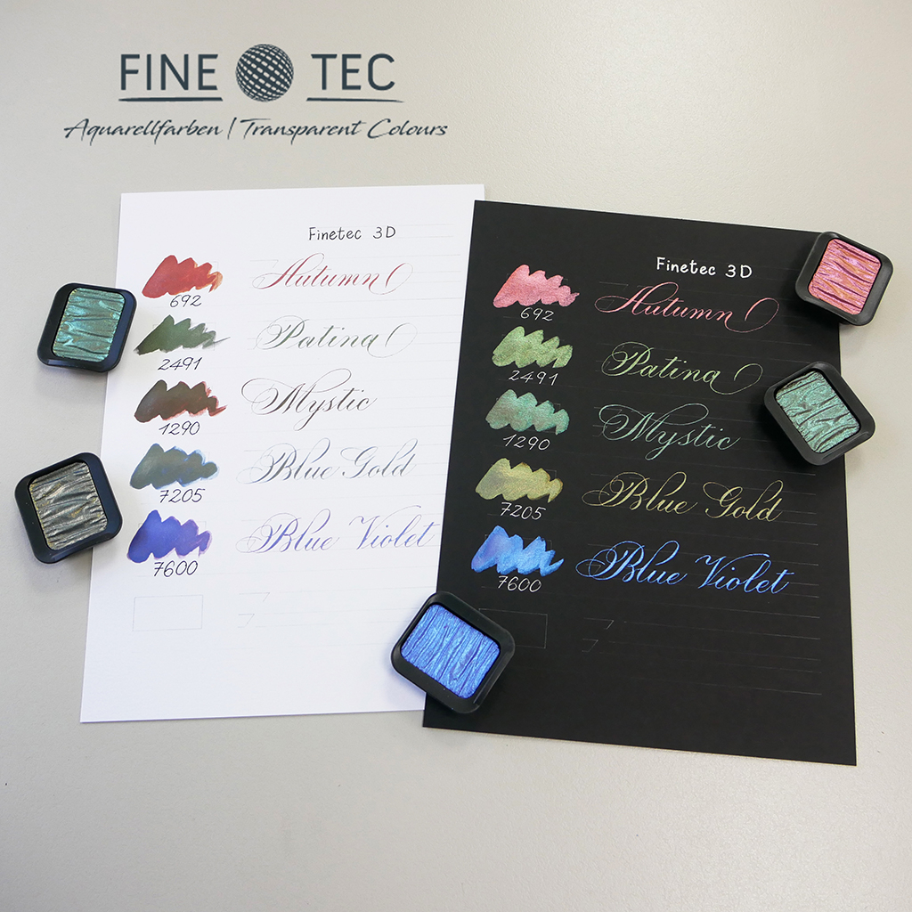 Finetec 珠光顏料單色(3D系列) / Finetec Pearlescent Colours 3D