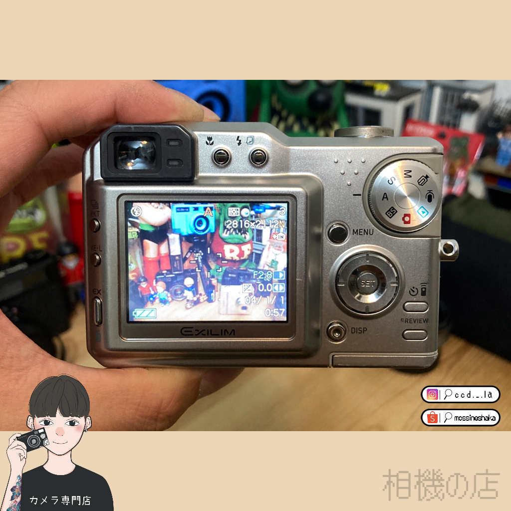 相機の店〉📷 卡西歐CASIO EX-P600 復古Y2K CCD相機全金屬機身稀缺(完