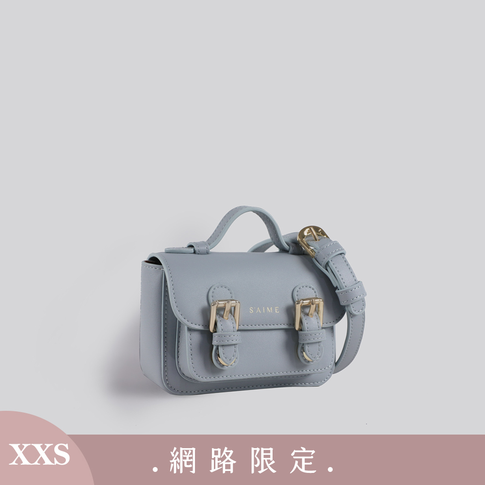 S'AIME 英倫雙釦手提劍橋迷你包| 蝦皮購物