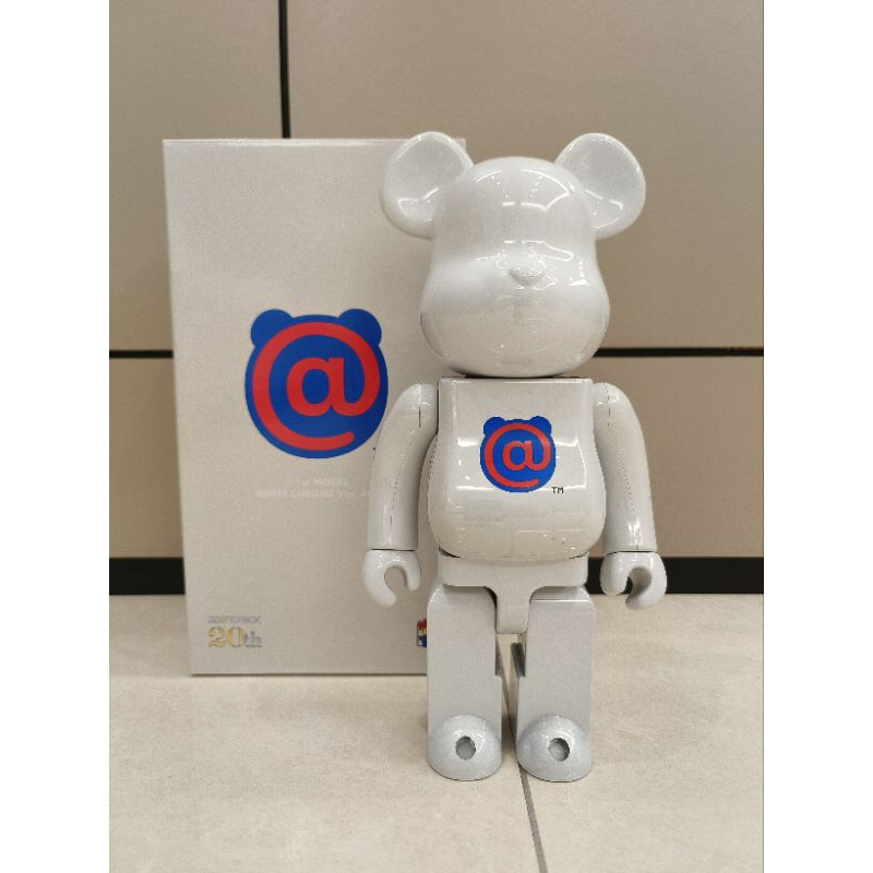 中租零卡分期全新未拆BE@RBRICK 1st MODEL WHITE CHROME 400% 20週年