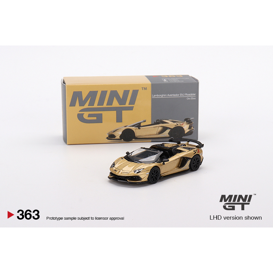 MINI GT 1/64 #363 Lamborghini Aventador SVJ Roadster 金色 | 蝦皮購物