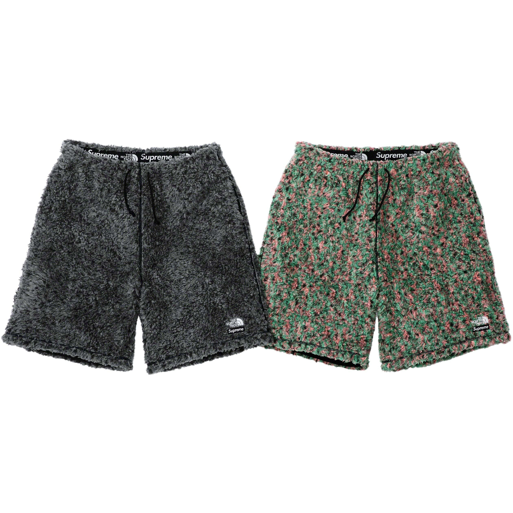 紐約范特西】預購SUPREME x TNF HIGH PILE FLEECE SHORT 短褲| 蝦皮購物