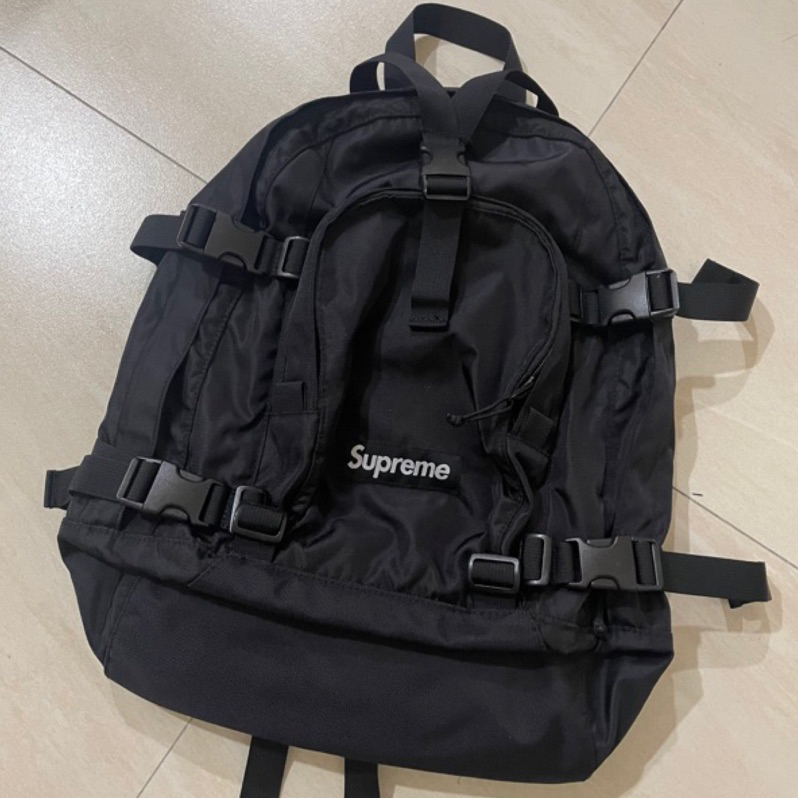 Supreme 47TH 19AW Backpack 後背包 47代 FW19 黑色