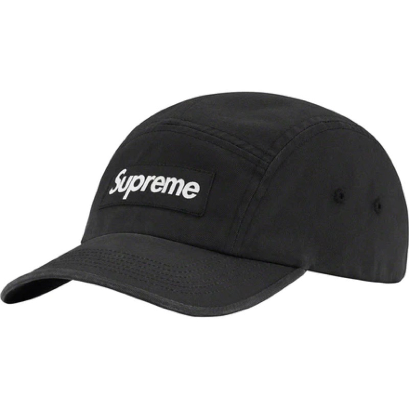 【area0439】2023 Supreme Washed Chino Twill Camp Cap 皮扣