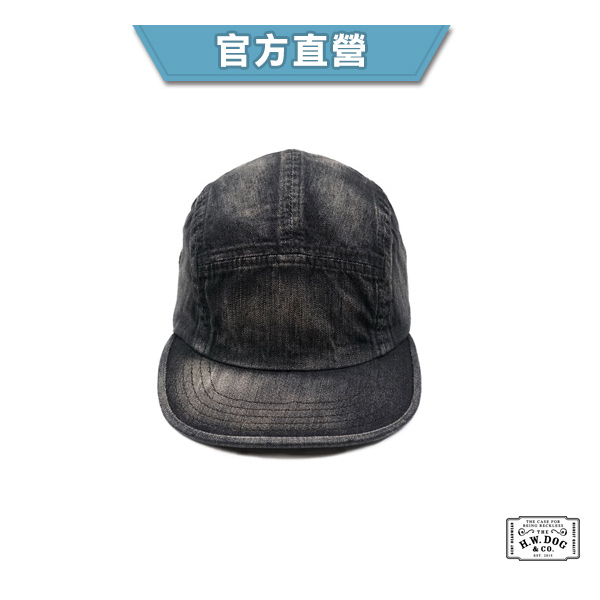GOODFORIT / 日本H.W.Dog&Co.Wash Denim Jet Cap手工刷舊牛仔五分割帽/兩色