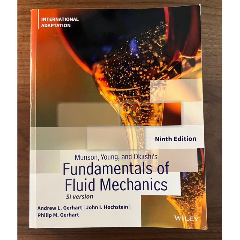 Munson,Young,and Okiishi Fundamentals of Fluid Mechanics SI | 蝦皮購物