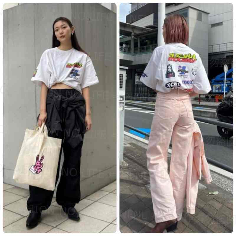 ☆NFNL☆ MOUSSY x XGIRL 23早春限定販售買家許願潮流時髦感背後LOGO