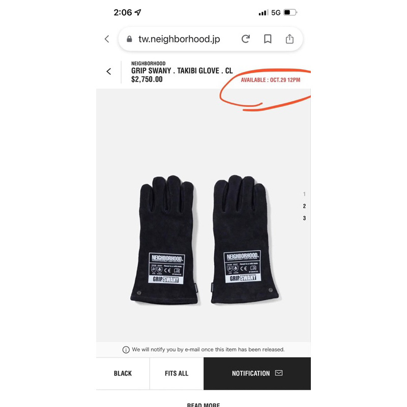 即將到貨NEIGHBORHOOD GRIP SWANY . TAKIBI GLOVE . C 聯名手套| 蝦皮購物