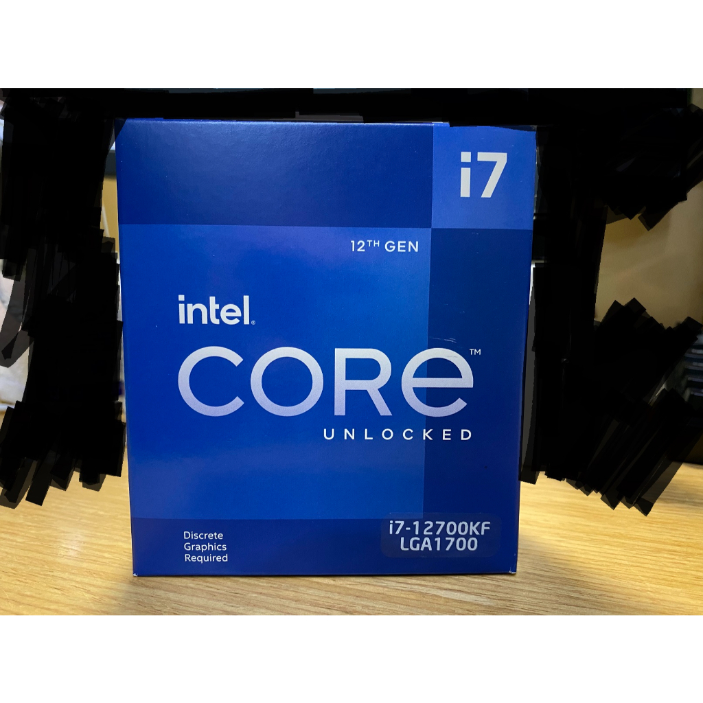 Intel Core i7-12700KF 中央處理器超頻版無內顯無風扇保固至2025/06/18