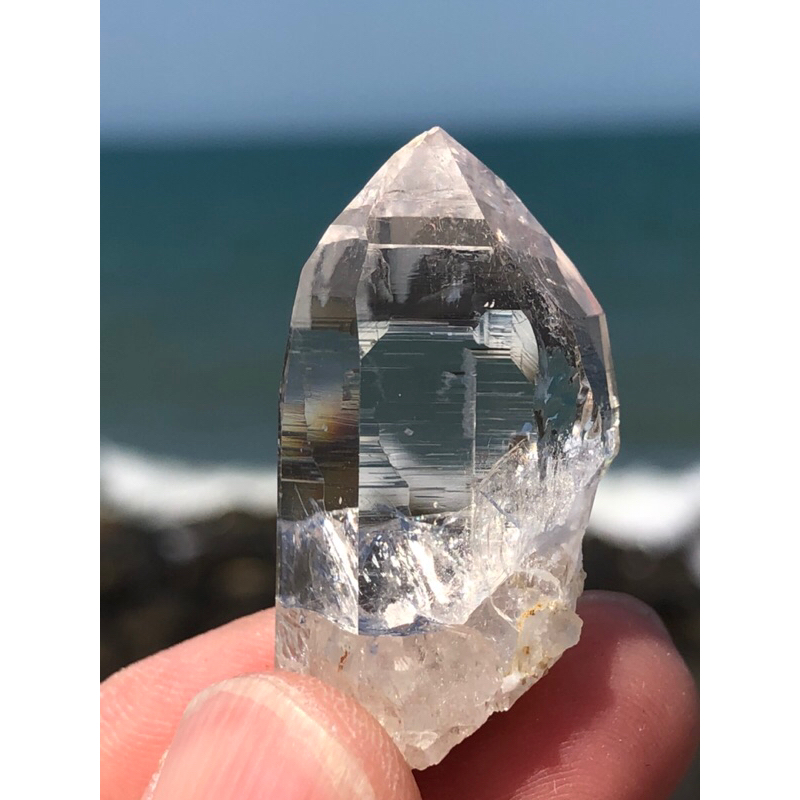【磊晶城水晶館】嚴選天然 尼泊爾水晶 喜馬拉雅水晶 nepal crystal 尼泊爾水晶 綠20 | 蝦皮購物