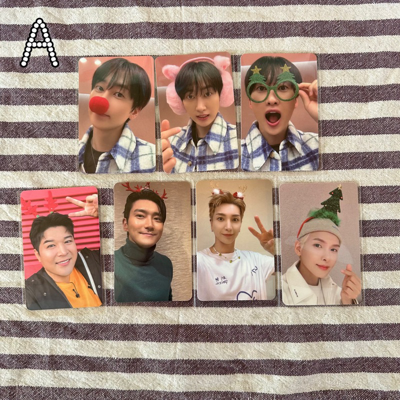 現貨！Super Junior 聖誕節小卡SJ Pink Christmas 利特希澈藝聲神童始