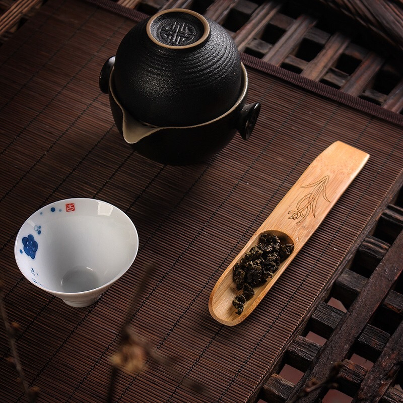 台灣現貨 蘭花 茶則 竹製品 茶具 茶匙 量勺 茶荷 竹茶則 挖茶匙 茶道用具 | 蝦皮購物